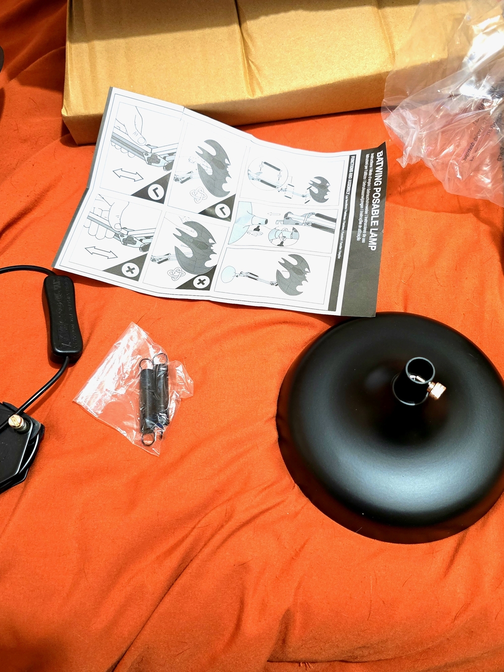 BATWING POSABLE LAMP-HARD TO FIND! - Picture 9 of 16